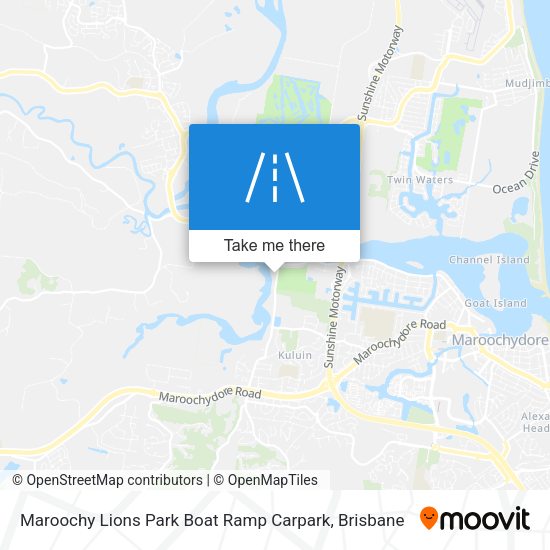 Maroochy Lions Park Boat Ramp Carpark map