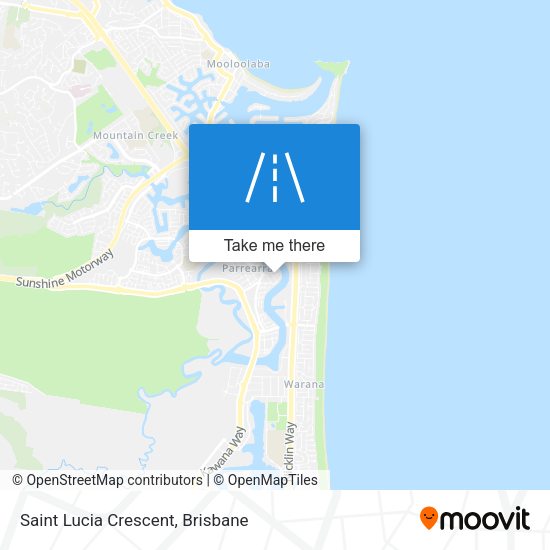 Saint Lucia Crescent map