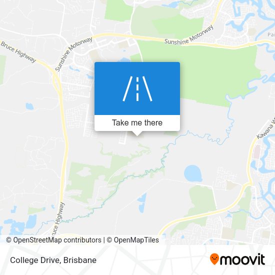 College Drive map