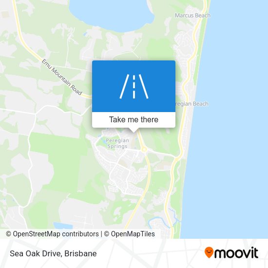 Sea Oak Drive map