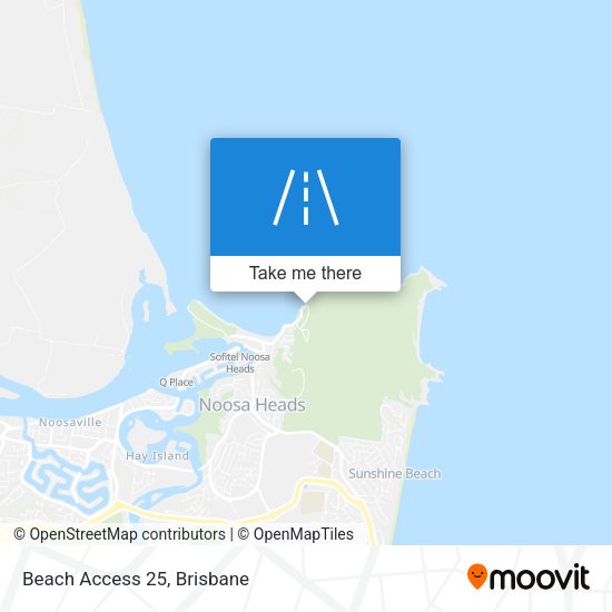 Beach Access 25 map