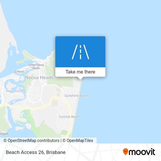 Beach Access 26 map