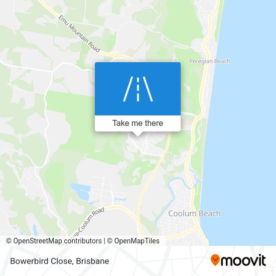 Bowerbird Close map