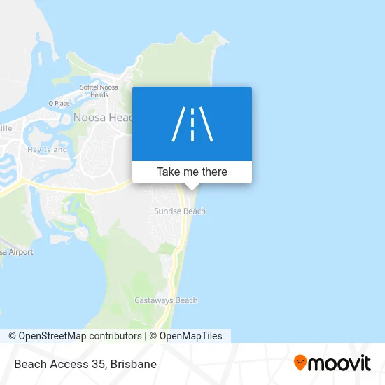 Mapa Beach Access 35