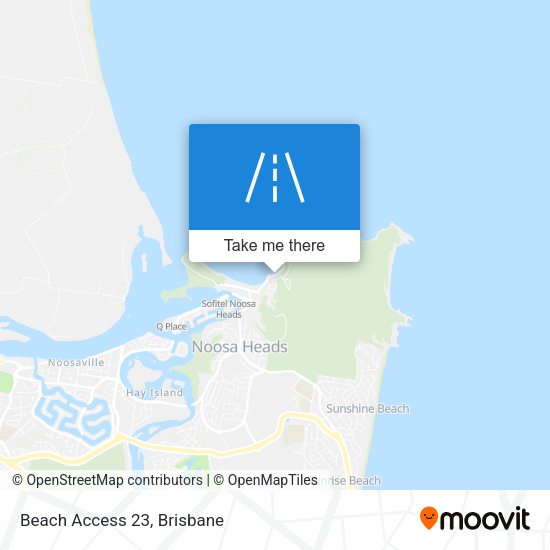Beach Access 23 map
