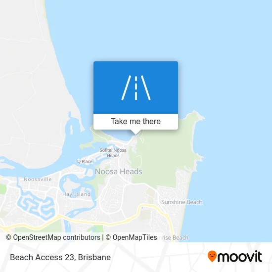 Mapa Beach Access 23