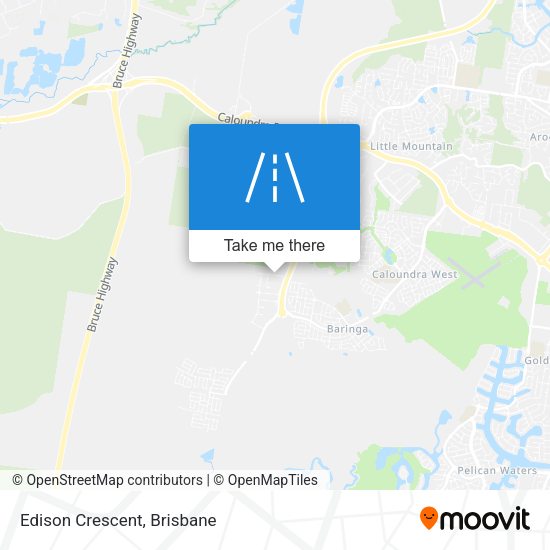 Edison Crescent map