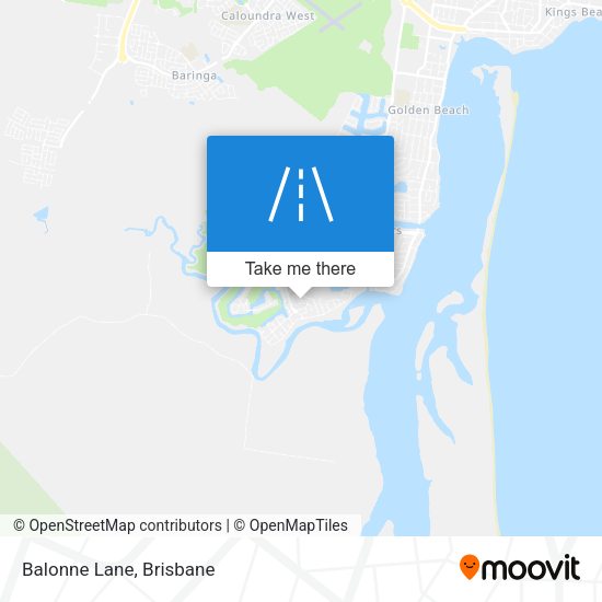 Balonne Lane map