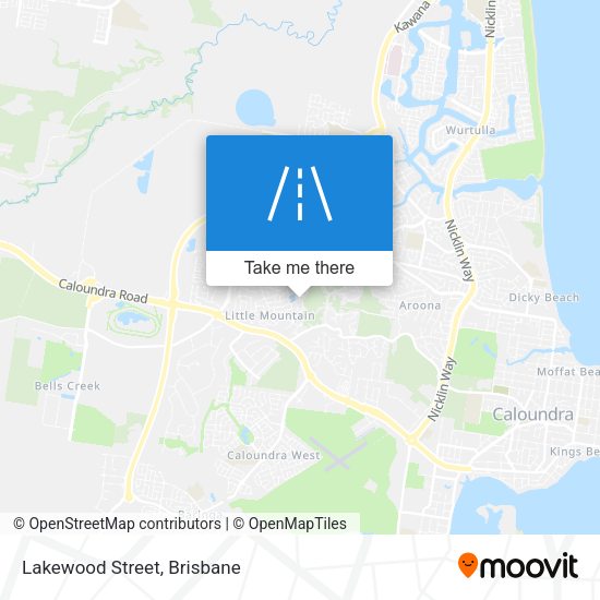 Lakewood Street map
