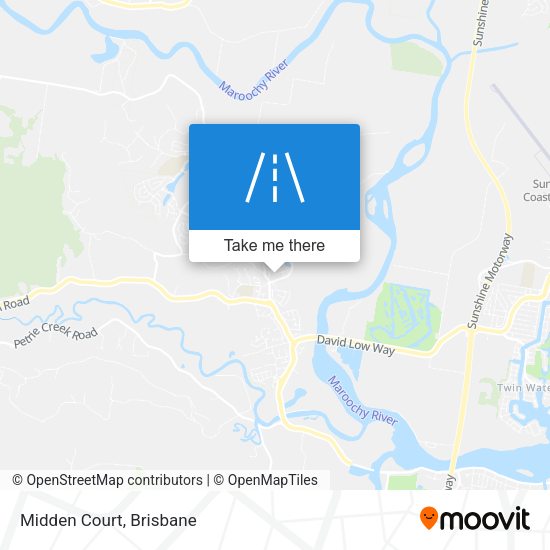 Midden Court map
