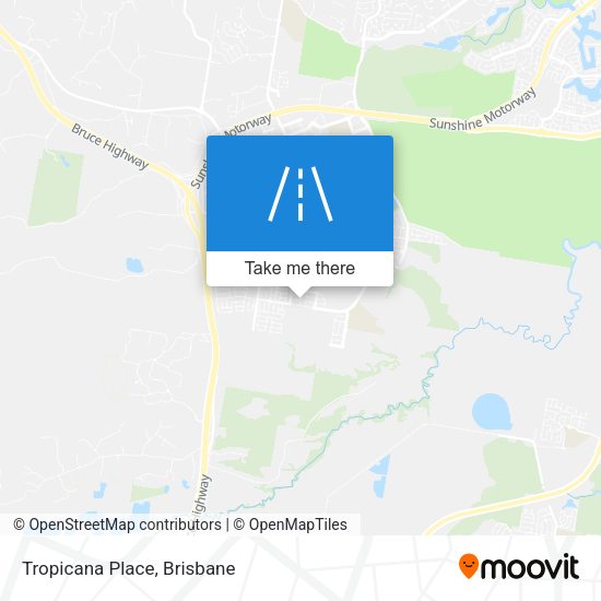 Tropicana Place map