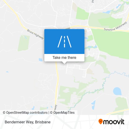 Bendemeer Way map