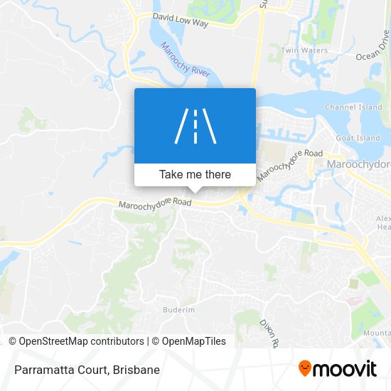 Parramatta Court map