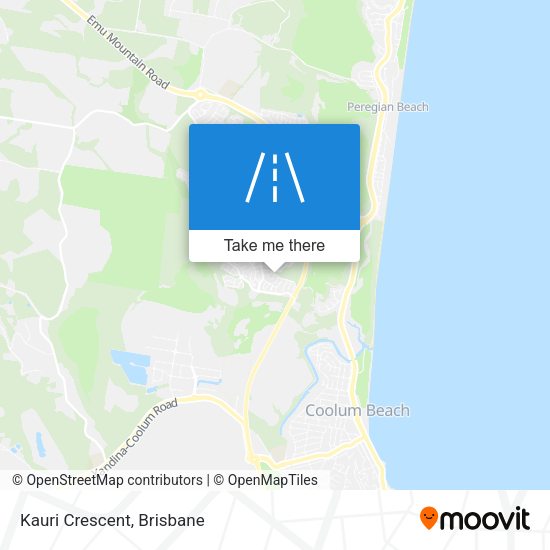 Kauri Crescent map