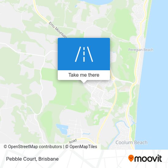 Pebble Court map