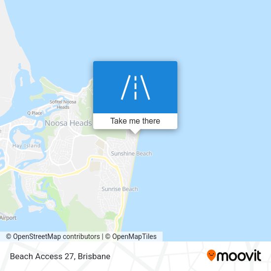 Beach Access 27 map