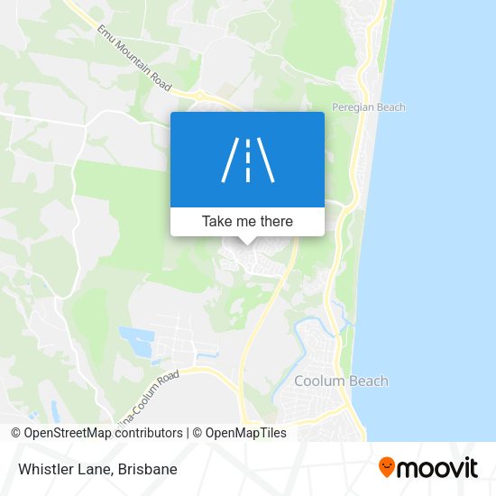 Whistler Lane map