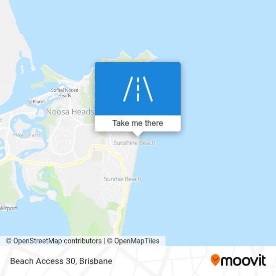 Mapa Beach Access 30