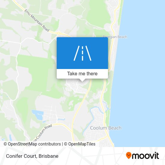 Conifer Court map