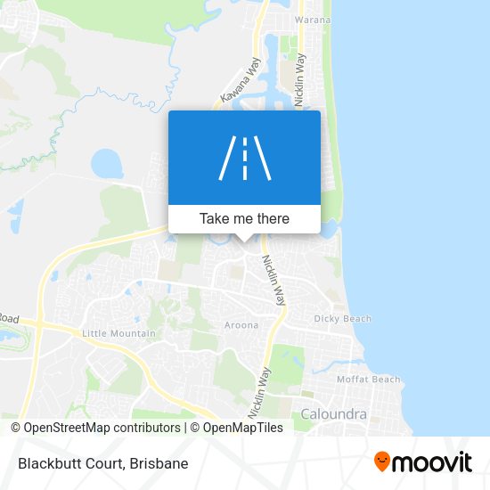 Blackbutt Court map