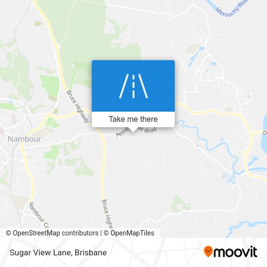 Sugar View Lane map