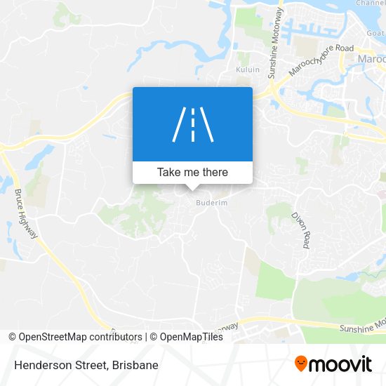 Henderson Street map