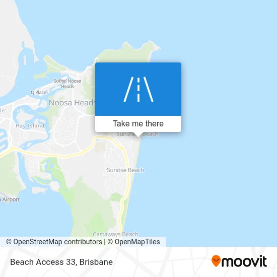 Mapa Beach Access 33