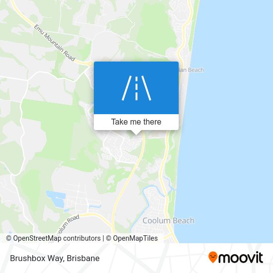 Brushbox Way map
