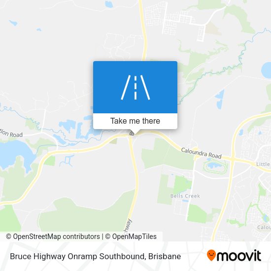 Bruce Highway Onramp Southbound map