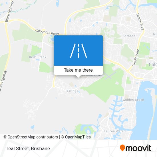 Teal Street map