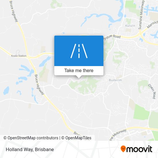 Holland Way map