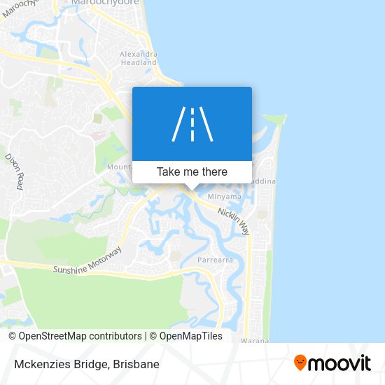 Mckenzies Bridge map