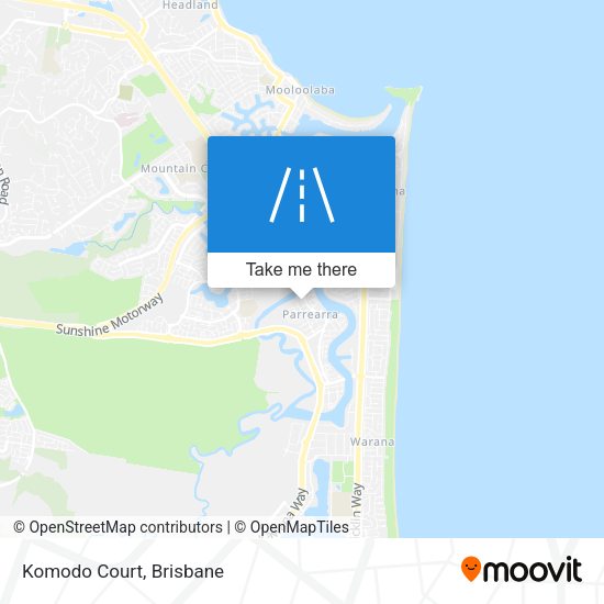Komodo Court map