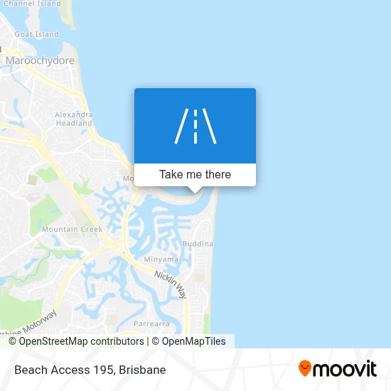 Mapa Beach Access 195