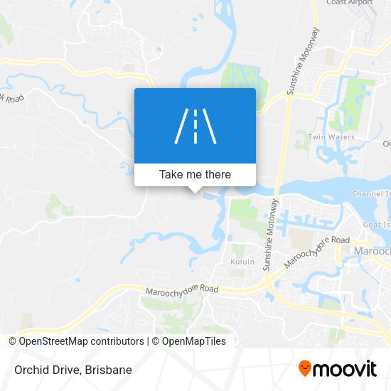Orchid Drive map