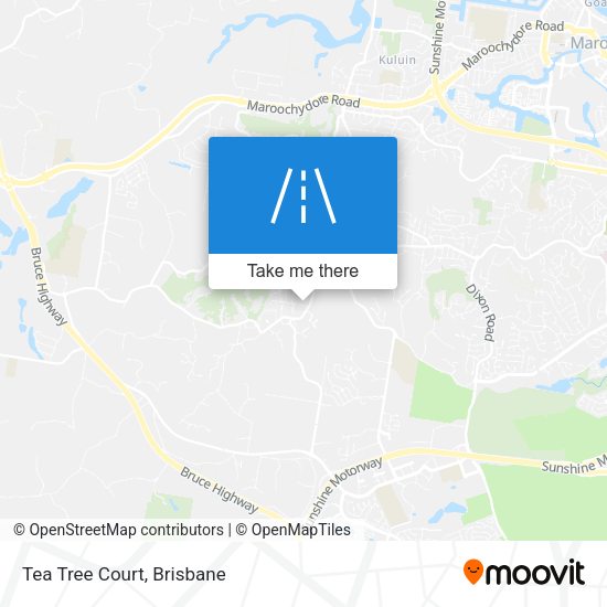 Tea Tree Court map