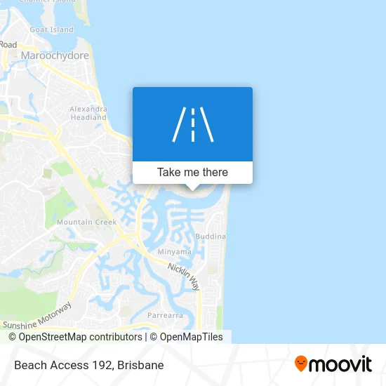 Mapa Beach Access 192