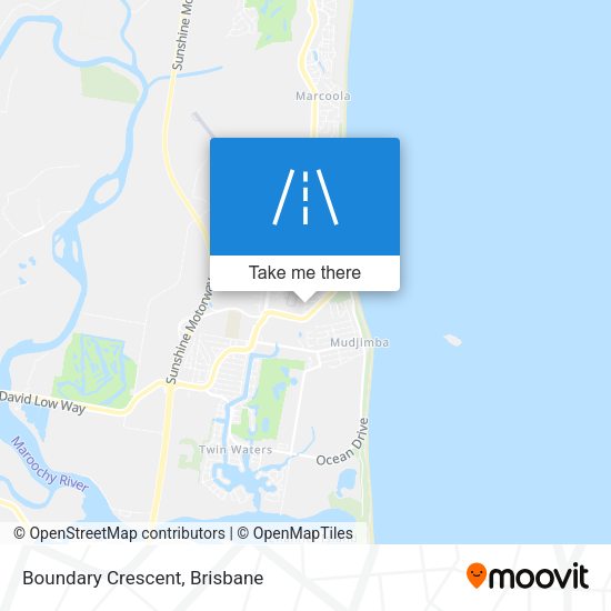 Boundary Crescent map