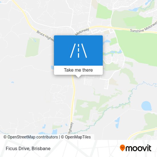 Ficus Drive map