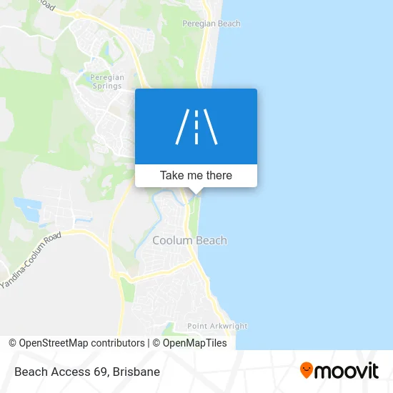 Mapa Beach Access 69