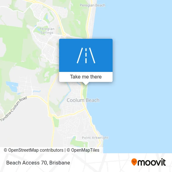 Mapa Beach Access 70