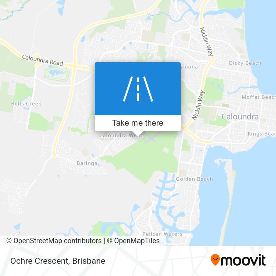 Ochre Crescent map