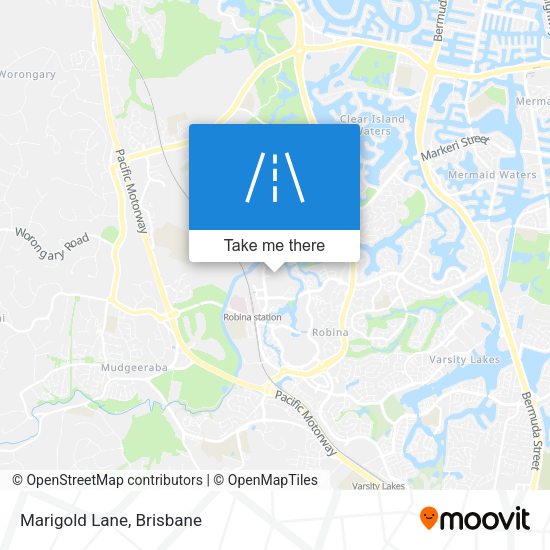 Marigold Lane map