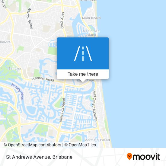 St Andrews Avenue map