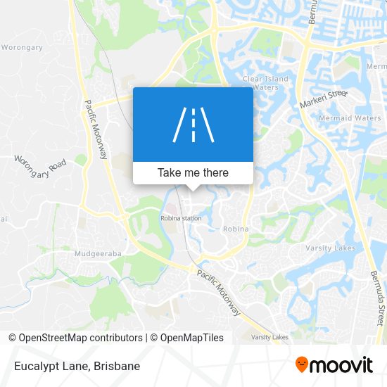 Eucalypt Lane map