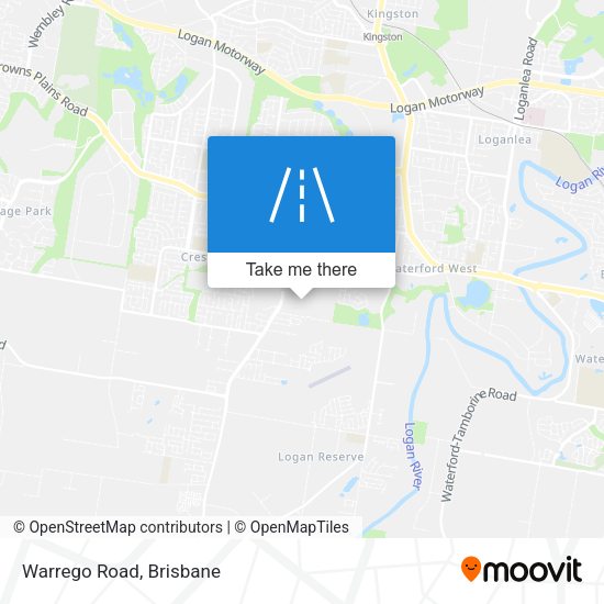 Warrego Road map