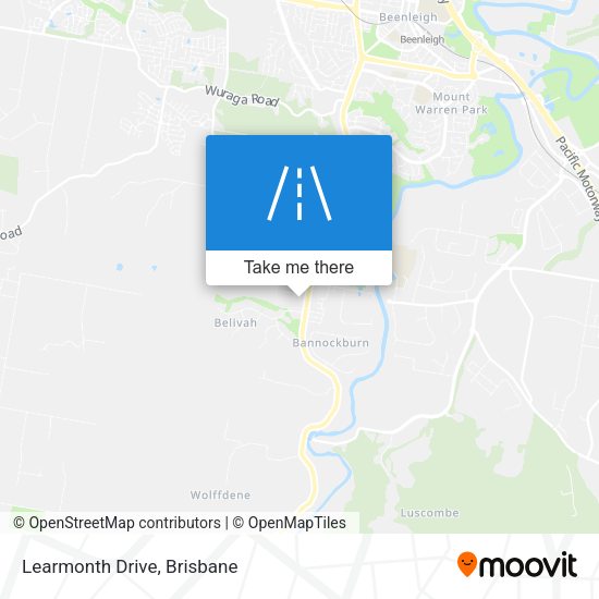 Learmonth Drive map