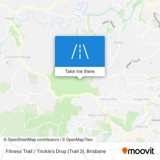 Fitness Trail / Trickle's Drop (Trail 3) map
