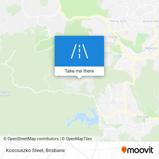 Kosciuszko Steet map
