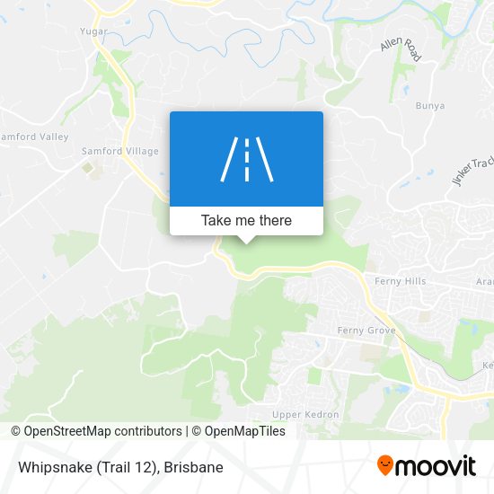 Whipsnake (Trail 12) map